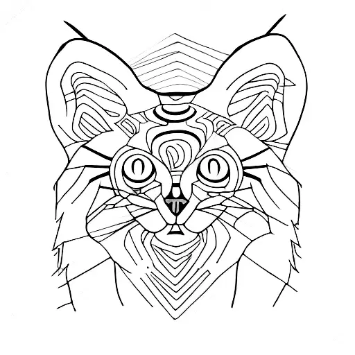 Psychodelic Cat