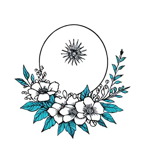 Hourglasse Chlid And Floral