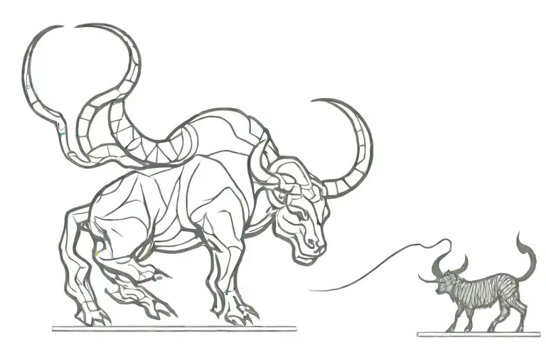 Bull And Scorpion And Scale
