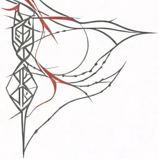 Red And Black Tribal