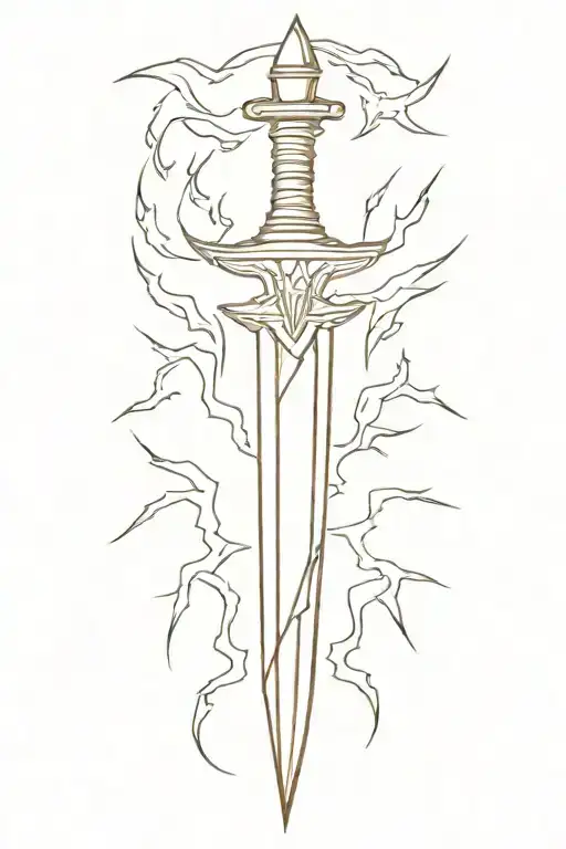 Fairburn Sykes Dagger With Lightning