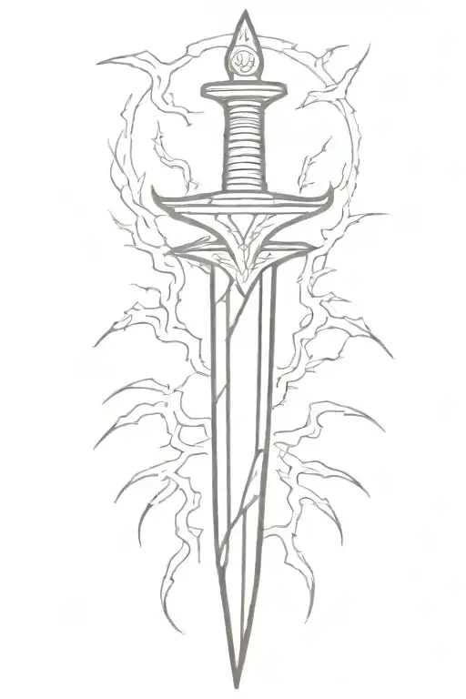 Fairburn Sykes Dagger With Lightning
