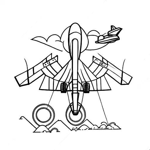 Footsteps With Airplane