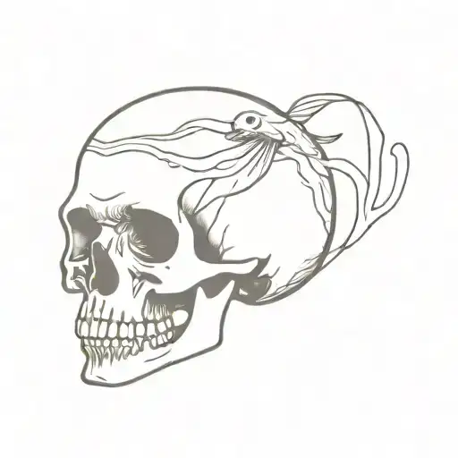 Swimming Skull And Pita