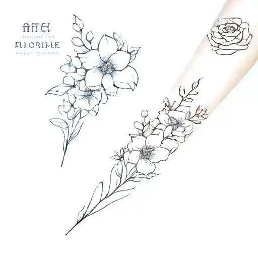 Small Multi Birth Flower Bouquet