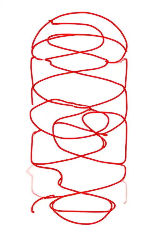 Red String Aesthetically Wrapped