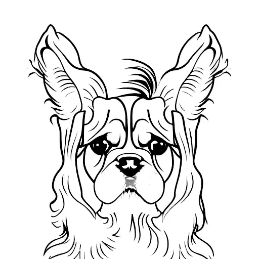 Dog Ears Of A Cavalier King Charles