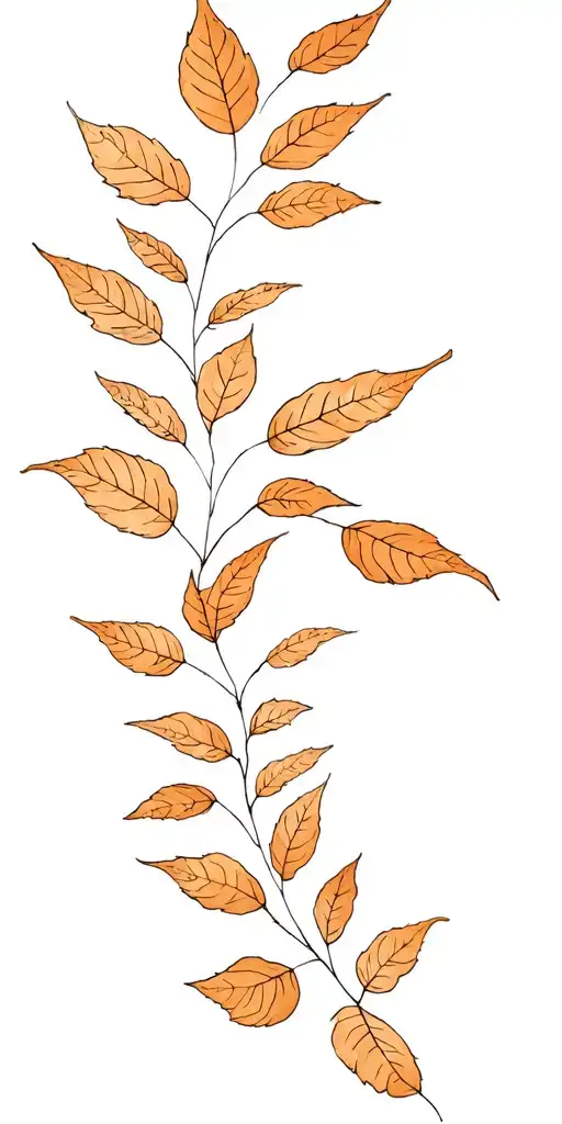 A Sleeve Of Fall Leaves