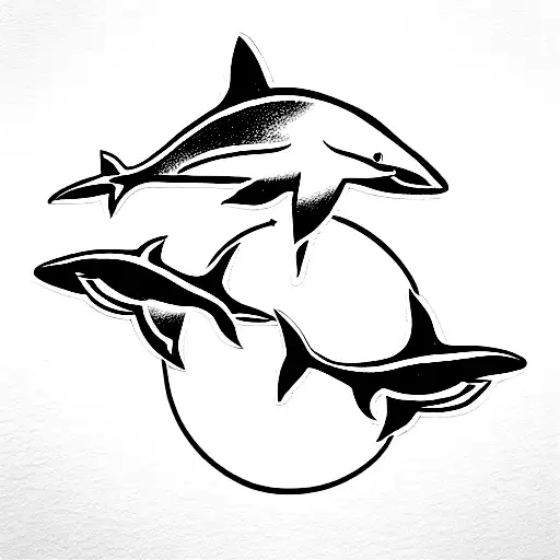 Wind Rose Palm Polynesian Shark