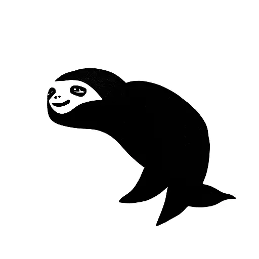 Sloth With Shark Costume