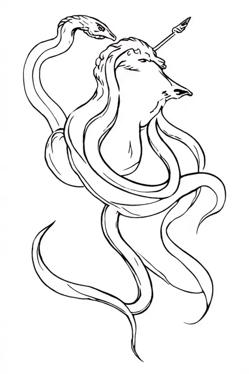 Chest Tattoo Saint George The Victorious Defeats A Snake