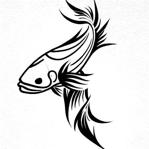 Beautiful Magical Koi Fish