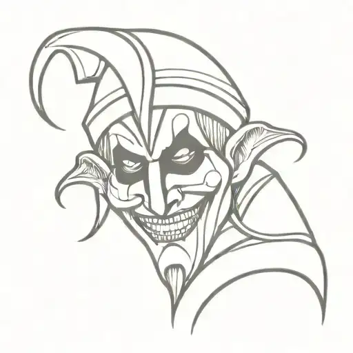 Scary Medieval Jester