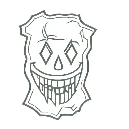 Grave Stone Evil Smile