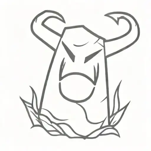 Grave Stone Evil Smile