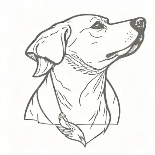 A Dog Holding A Bird In Its Mouth