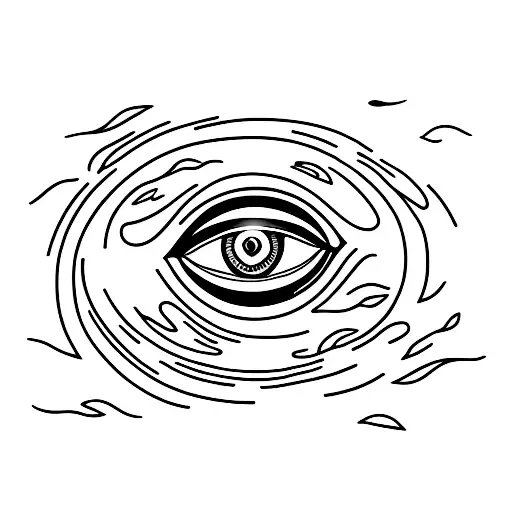 Dagger Eye With Small Tear