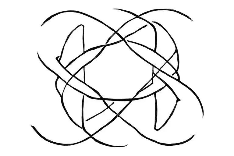 Aquarius Symbol Intertwined