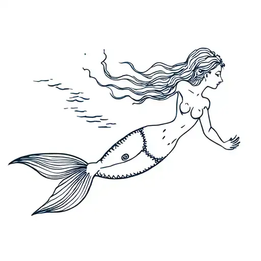 Mermaid Swimming