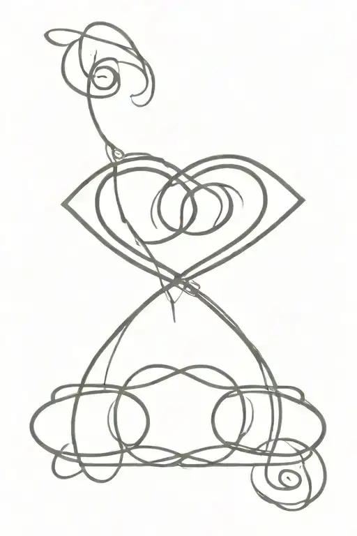 Dd & Al Bakken2b Love Infinty Symbol Spelled Out From Bakken2b Ddnal Color Simple Identical Tatoo