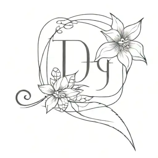 Fraternal Love Flower With Word 'Leg' Written Inside