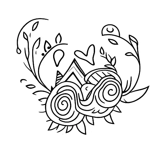 Small Couple Tattoo For A Couple In Love