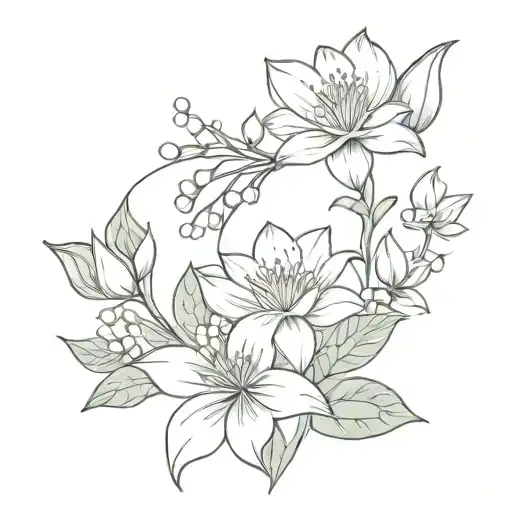 Rose Water Lilly And Lilly Of The Valley Bouquet