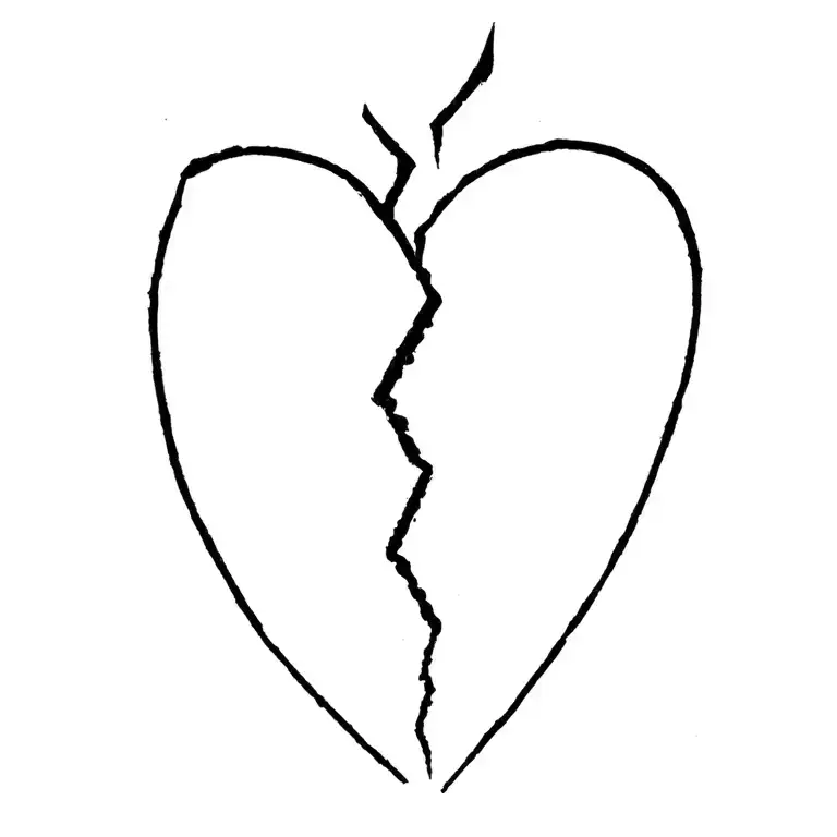 Broken Heart Shape