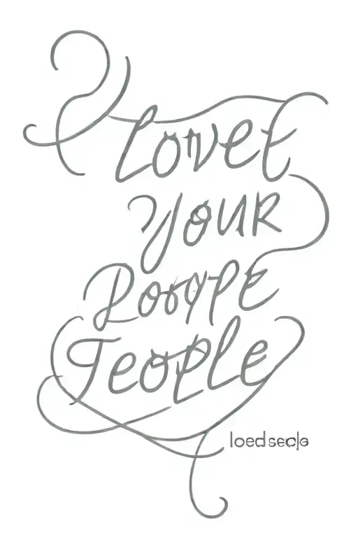 Love Your People Written Across