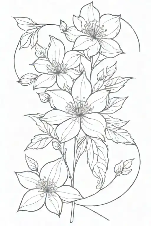 December November March Birth Flower Bouquet