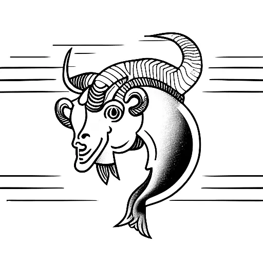 Ram And Fish Symbol
