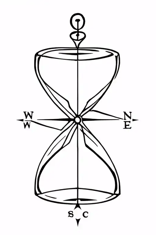 Hourglass Compass Anchor