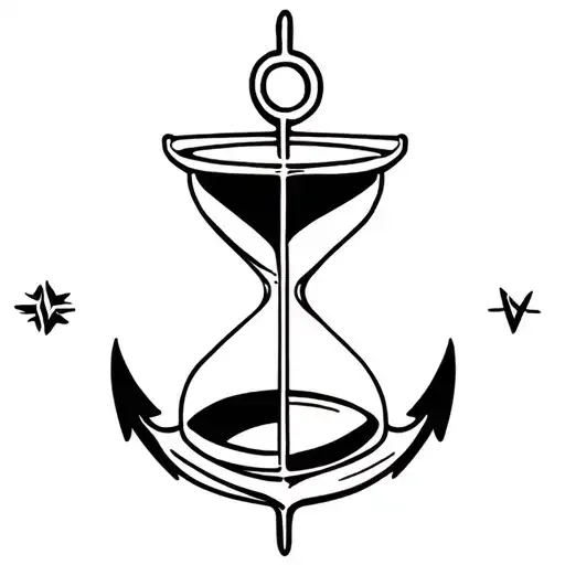 Hourglass Compass Anchor