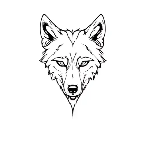 Small Wolf Head Emerging