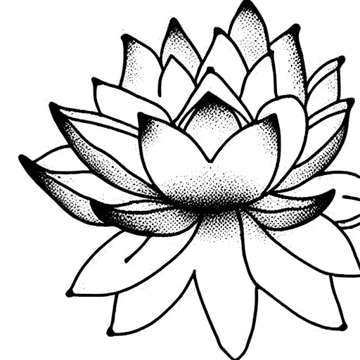 Mother Daughter With Lotus