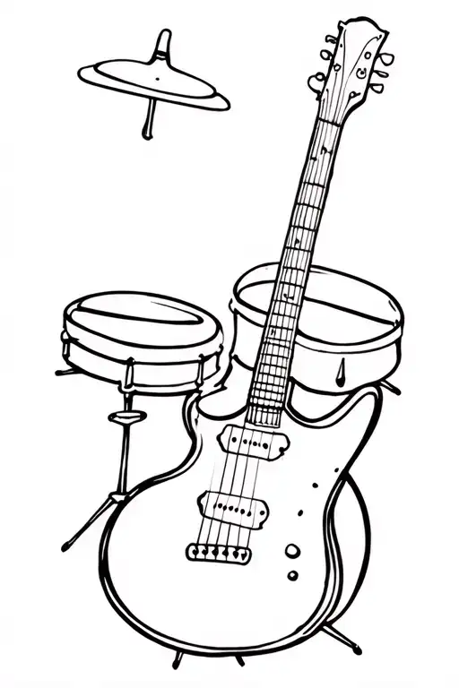 Drums And Guitar