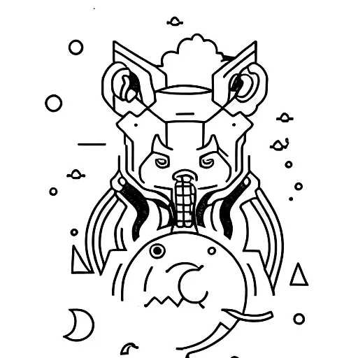 Design A Minimalist Tattoo That Combines Your Love For Food And Predators