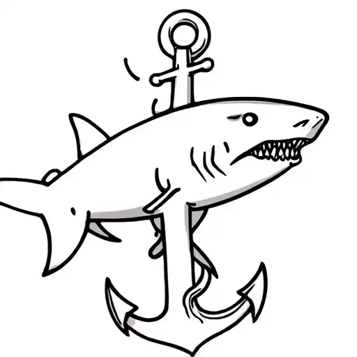 Shark And Anchor