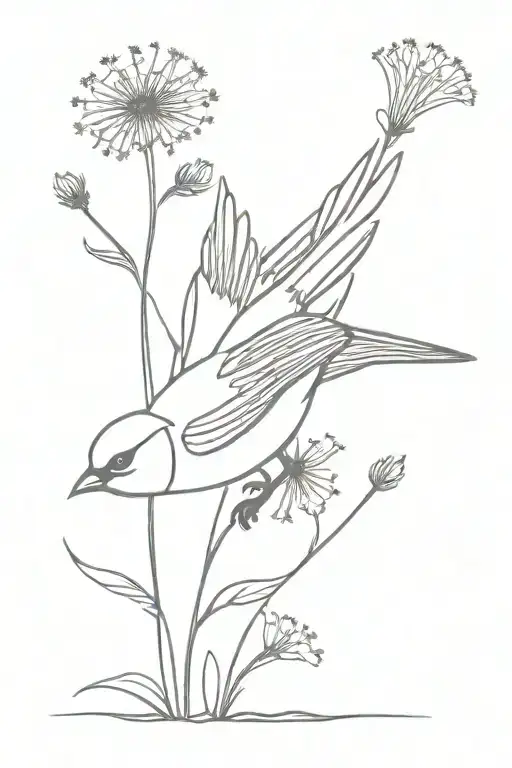 Dandelion Salmon Cardinal