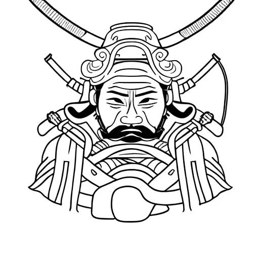 Samurai With Headphones