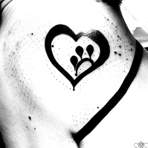 Papa With A Love Heart