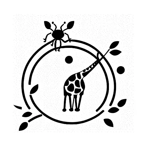 Word Lifetime With Ladybug And Giraffe