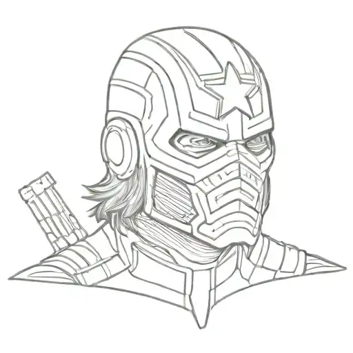 Marvel Winter Soldier Mask