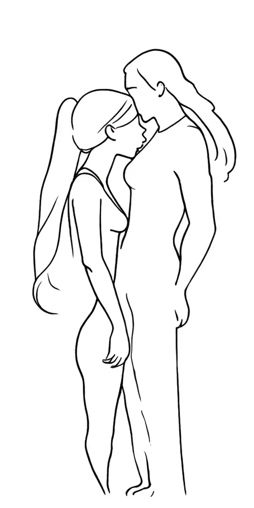 Daughter And Dad Shadow