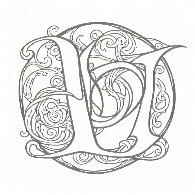 Calligraphy Letter S