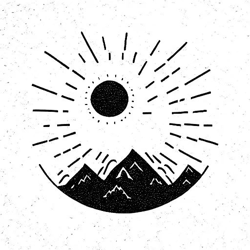 Mountain Water Sun Trees Quotes