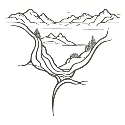 Serene River Surrounded