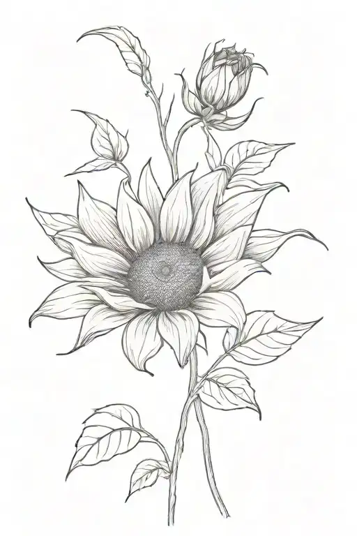 Upside Down Sunflower