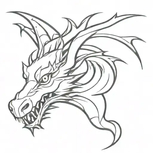 Dragon With Shading