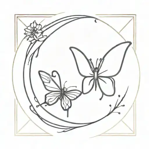 Butterfly Moon Gemini Sign